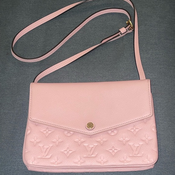 Louis Vuitton Twinset Crossbody Monogram Empreinte Rose Ballerine - Picture 11 of 13